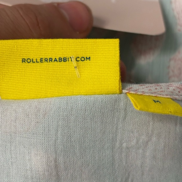 Roller rabbit boho artsy tassel bohemian the corrine maxi dress midi medium NWT - Picture 3 of 15